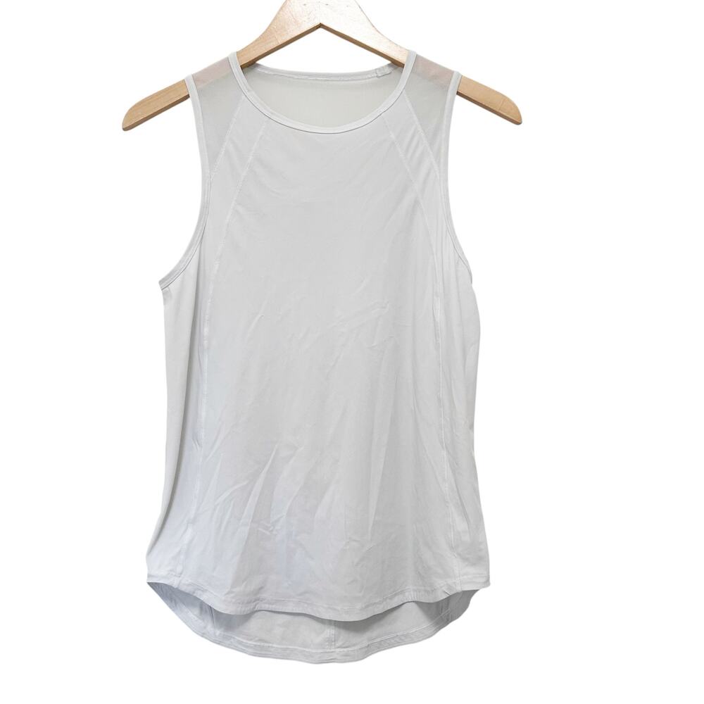 Lululemon White Tank Top Sz S